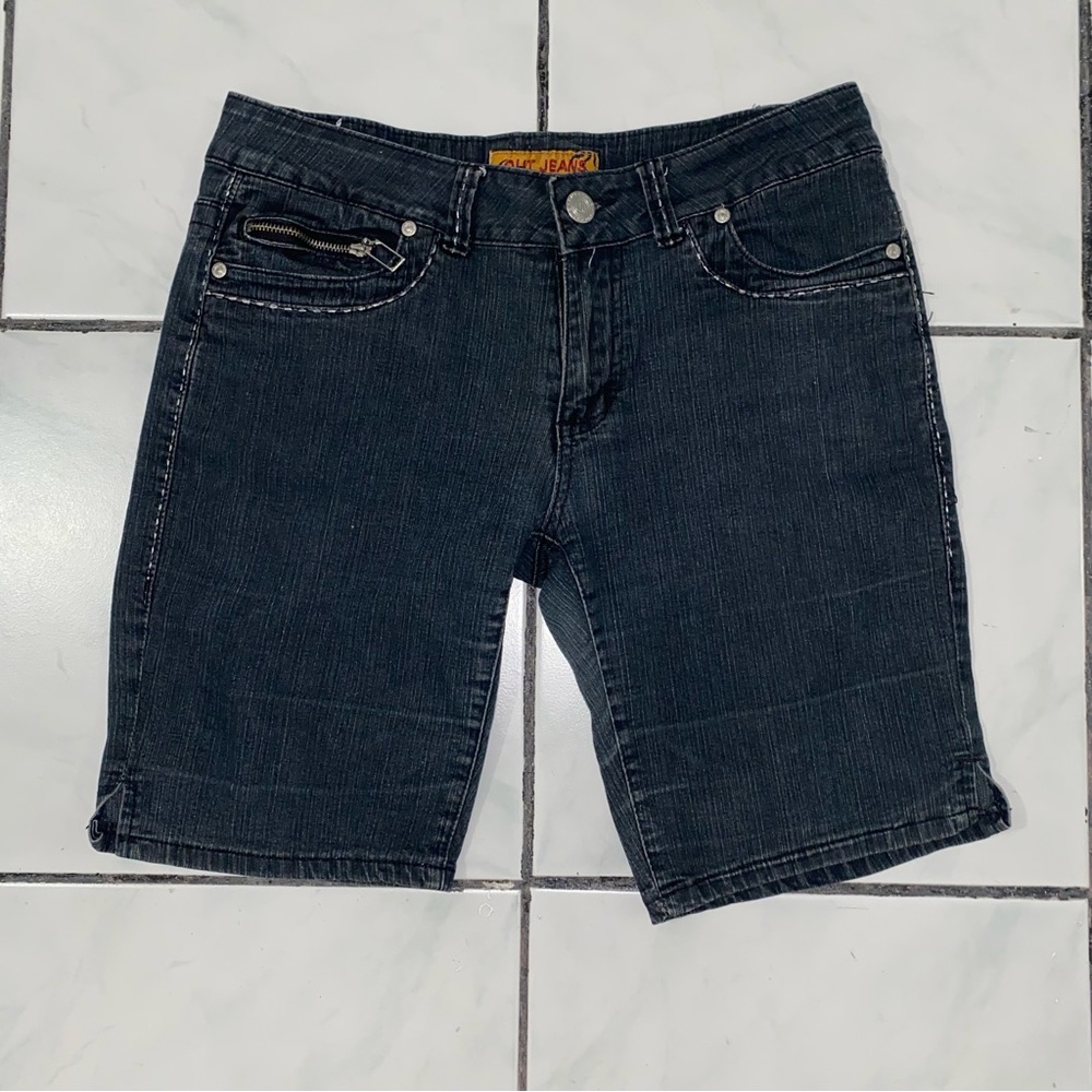 Y2K Out Jeans Over the knee Short Capri Short Jean